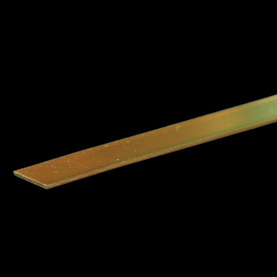 K&amp;S #8241 Brass Strip: 0.032&quot; Thick x 1/2&quot; Wide x 12&quot; Long (1 Piece)