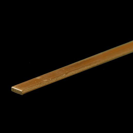 K&amp;S #8245 Brass Strip: 0.064&quot; Thick x 1/4&quot; Wide x 12&quot; Long (1 Piece)
