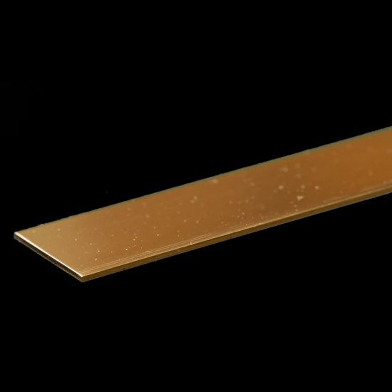 K&amp;S #8243 Brass Strip: 0.032&quot; Thick x 3/4&quot; Wide x 12&quot; Long (1 Piece)