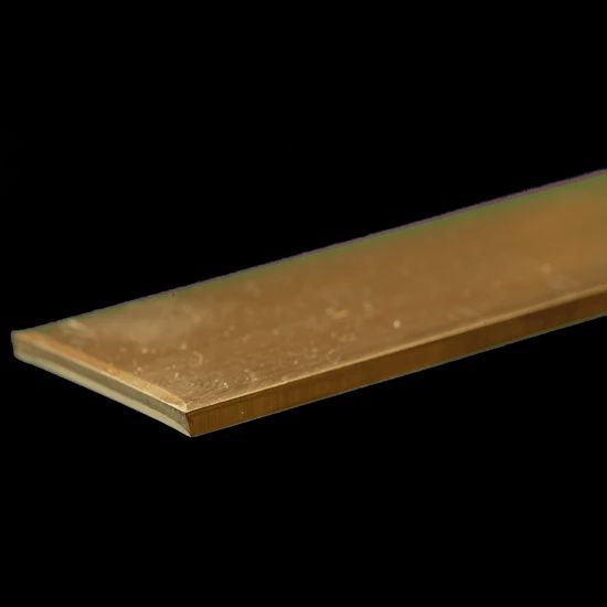 K&amp;S #8228 Brass Strip: 0.093&quot; Thick x 1&quot; Wide x 12&quot; Long (1 Piece)