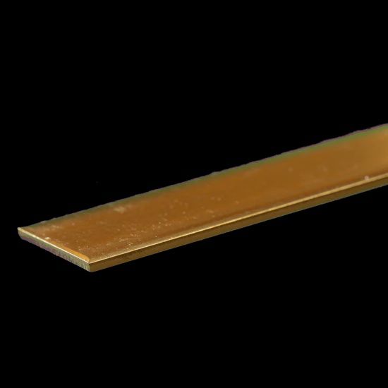 K&amp;S #8247 Brass Strip: 0.064&quot; Thick x 3/4&quot; Wide x 12&quot; Long (1 Piece)