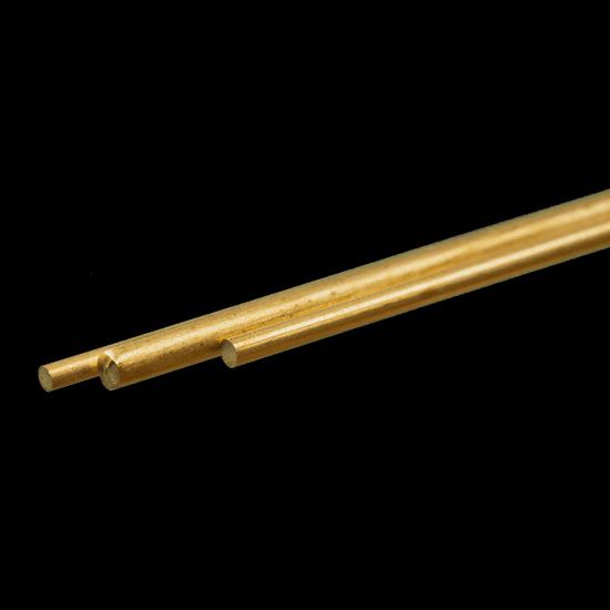 K&amp;S #8158 Round Brass Rod Assortment: (3 Pieces)
