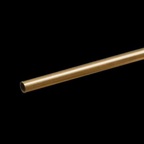 K&amp;S #8128 Round Brass Tube: 5/32&quot; OD x 0.014&quot; Wall x 12&quot; Long (1 Piece)
