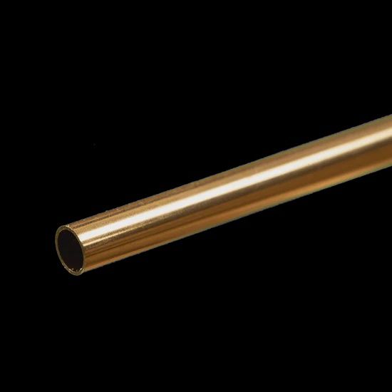 K&amp;S #8130 Round Brass Tube: 7/32&quot; OD x 0.014&quot; Wall x 12&quot; Long (1 Piece)