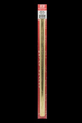 K&amp;S #8144 Round Brass Tube: 21/32" OD x 0.014" Wall x 12" Long (1 Piece)