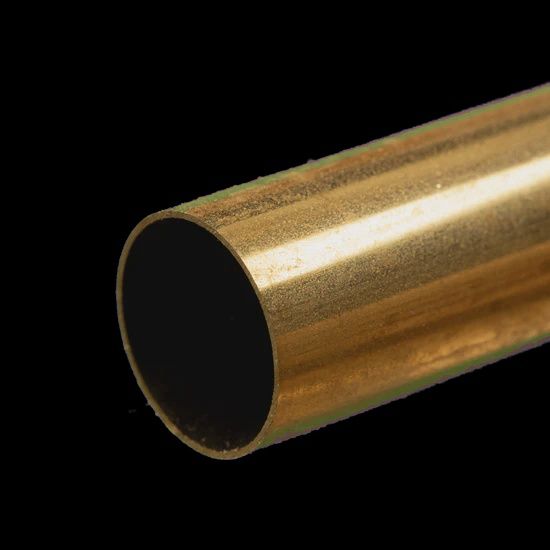 K&amp;S #8141 Round Brass Tube: 9/16&quot; OD x 0.014&quot; Wall x 12&quot; Long (1 Piece)