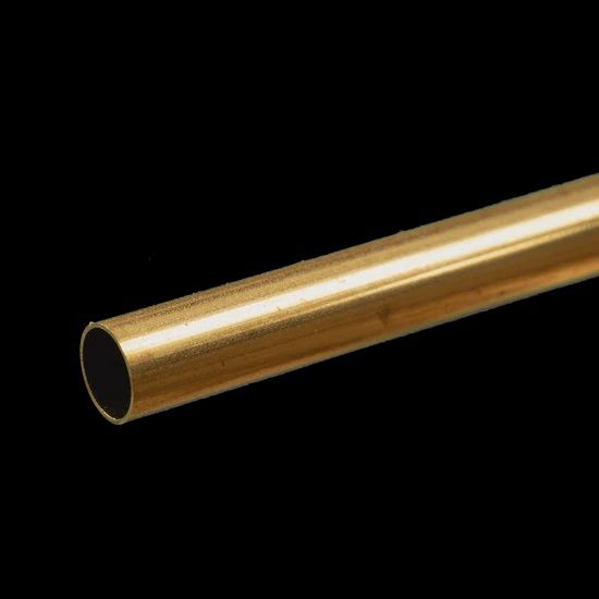 K&amp;S #8133 Round Brass Tube: 5/16&quot; OD x 0.014&quot; Wall x 12&quot; Long (1 Piece)