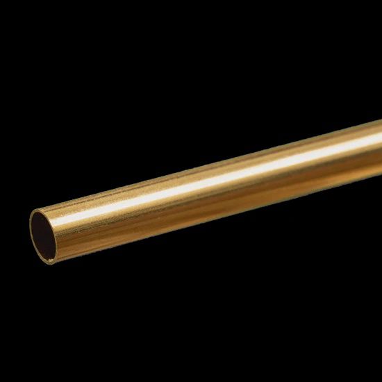 K&amp;S #8136 Round Brass Tube: 13/32&quot; OD x 0.014&quot; Wall x 12&quot; Long (1 Piece)