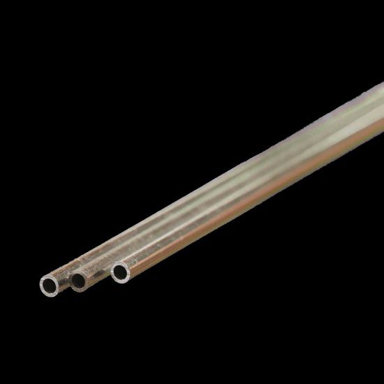 K&amp;S #8102 Round Aluminum Tube: 1/8&quot; OD x 0.014&quot; Wall x 12&quot; Long (3 Pieces)