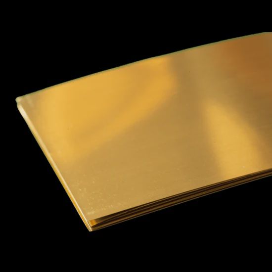 K&amp;S #250 Brass Sheet: 0.005&quot; Thick x 4&quot; Wide x 10&quot; Long (6 Pieces)