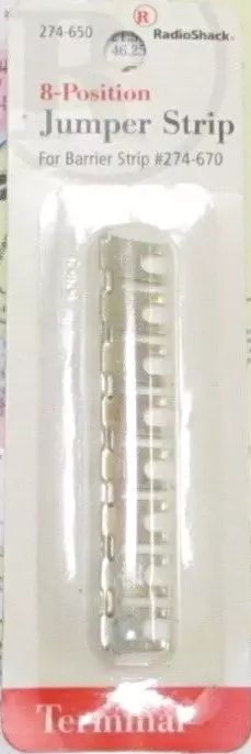 Radio Shack #274-650 Terminal Block 8-Position Jumper Strip