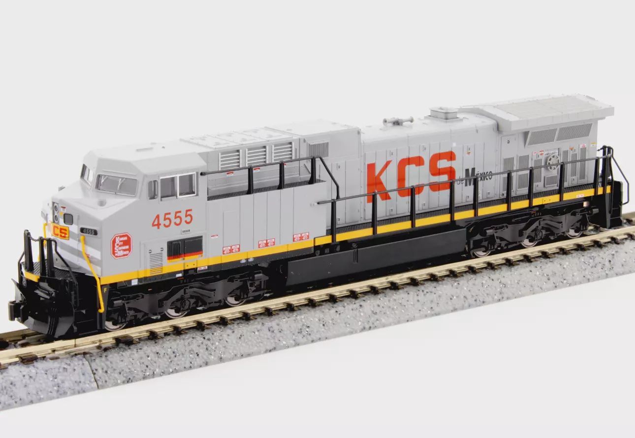 Used Kato N 176-7046 AC4400CW KCS de México #4555 ~ DC Version ~ 176-7046