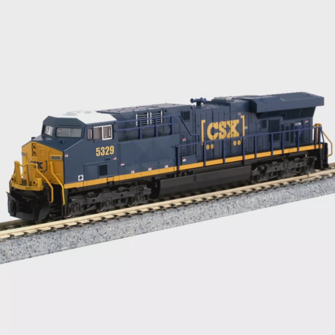 Used Kato N 176-8949 GE ES44DC CSX #5329 Locomotive