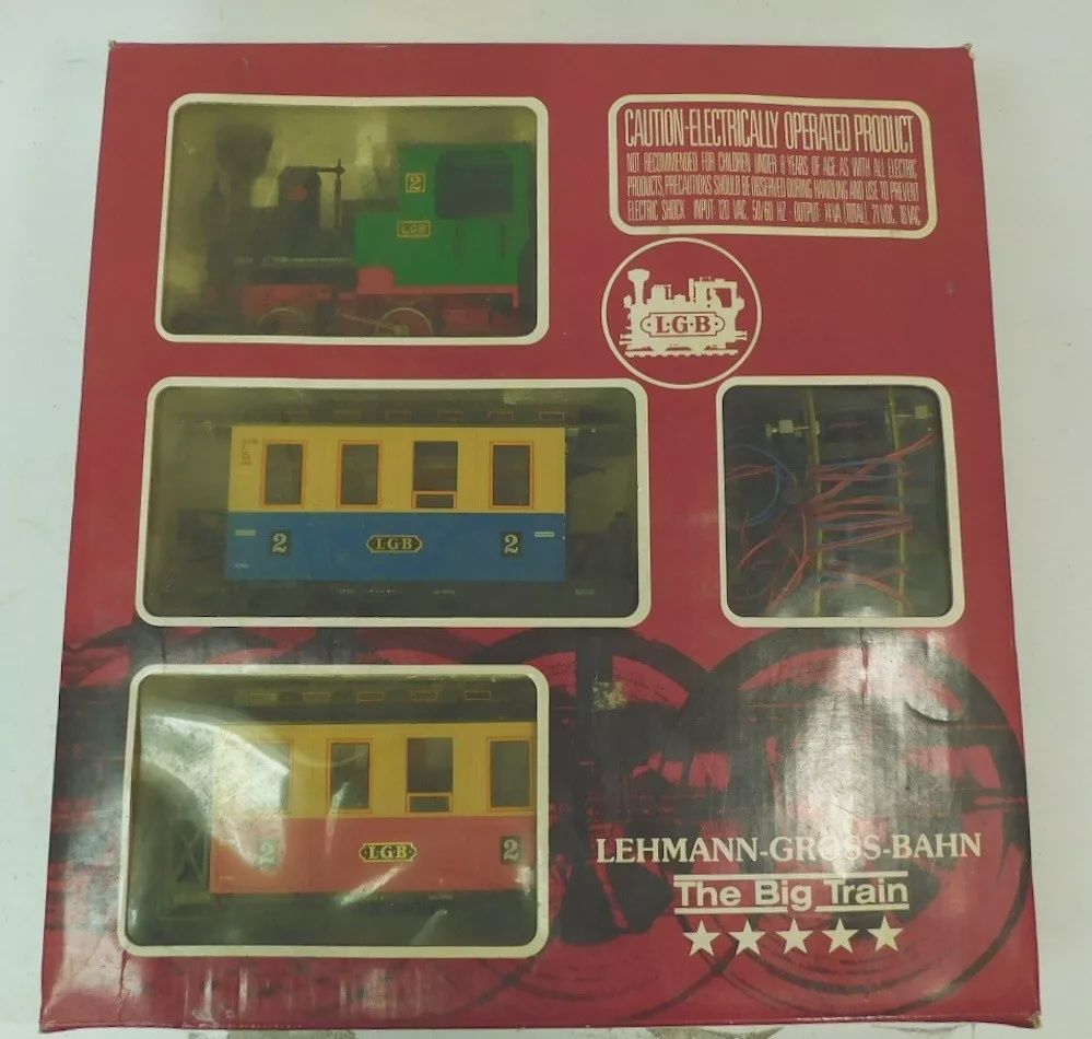 Used G LGB 20301 G Scale Passenger Train Set w/ Box.