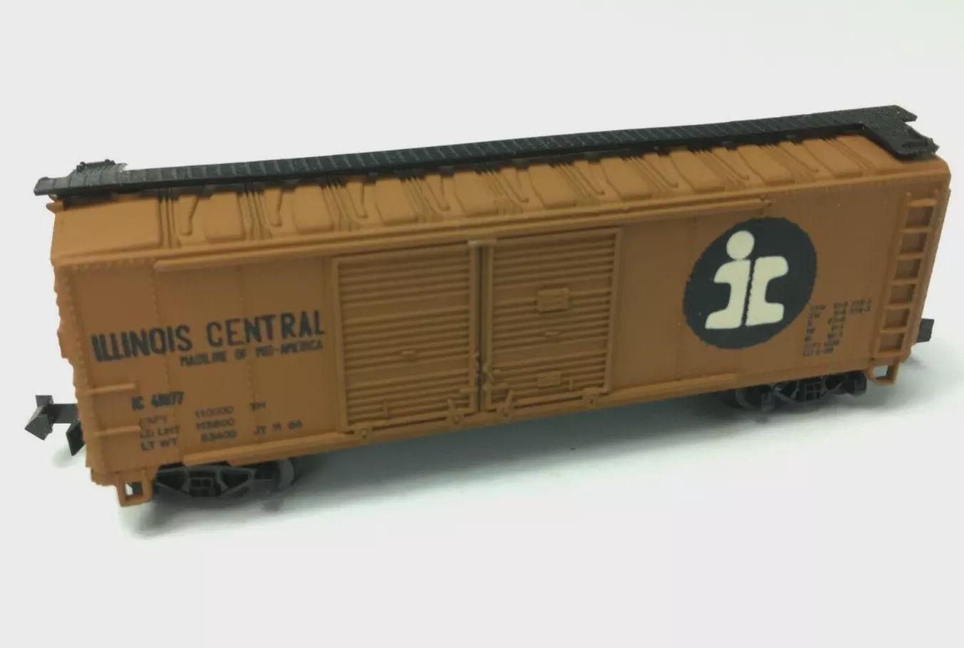 Used N Atlas 2287 Scale Illinois Central 41877 Double Door Machinery Car