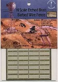 Yesteryear HO Etched Brass Barbed Wire Fence