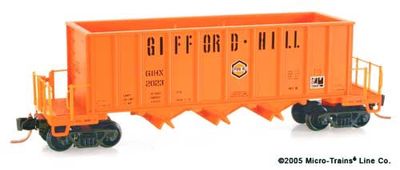 Micro-Trains 125 00 040 43&#39; Ortner Hopper Road #GIHX 2023 Gifford-Hill &amp; Company, Inc.