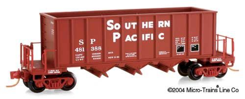 Micro-Trains 125010 Southern Pacific 43&#39; Ortner Hopper Road # SP 481388