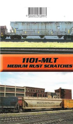 Weathering Solutions 1101-MLT Medium Rust Scratches Multi scale