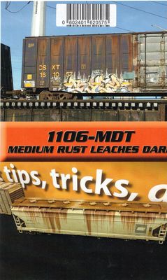 Weathering Solutions 1106-MDT Medium Rust Leaches-Dark Multi scale
