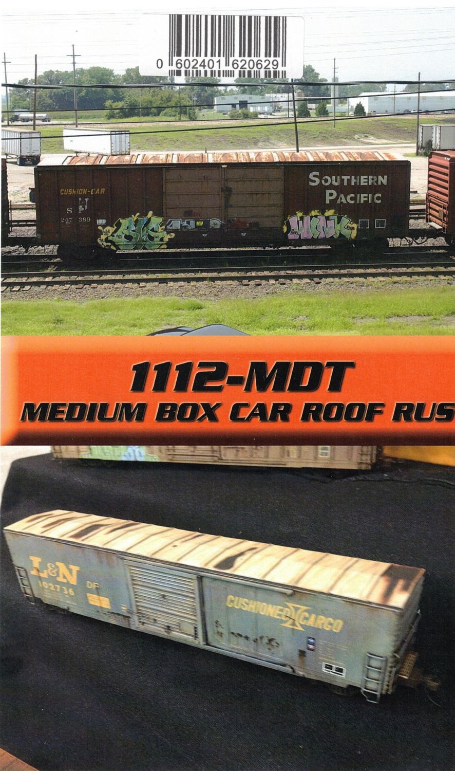 Weathering Solutions 1112-MDT Medium Box Car Roof Rust Multi Scale