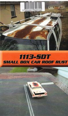 Weathering Solutions 1113-SDT Small Box Car Roof Rust Multi Scale