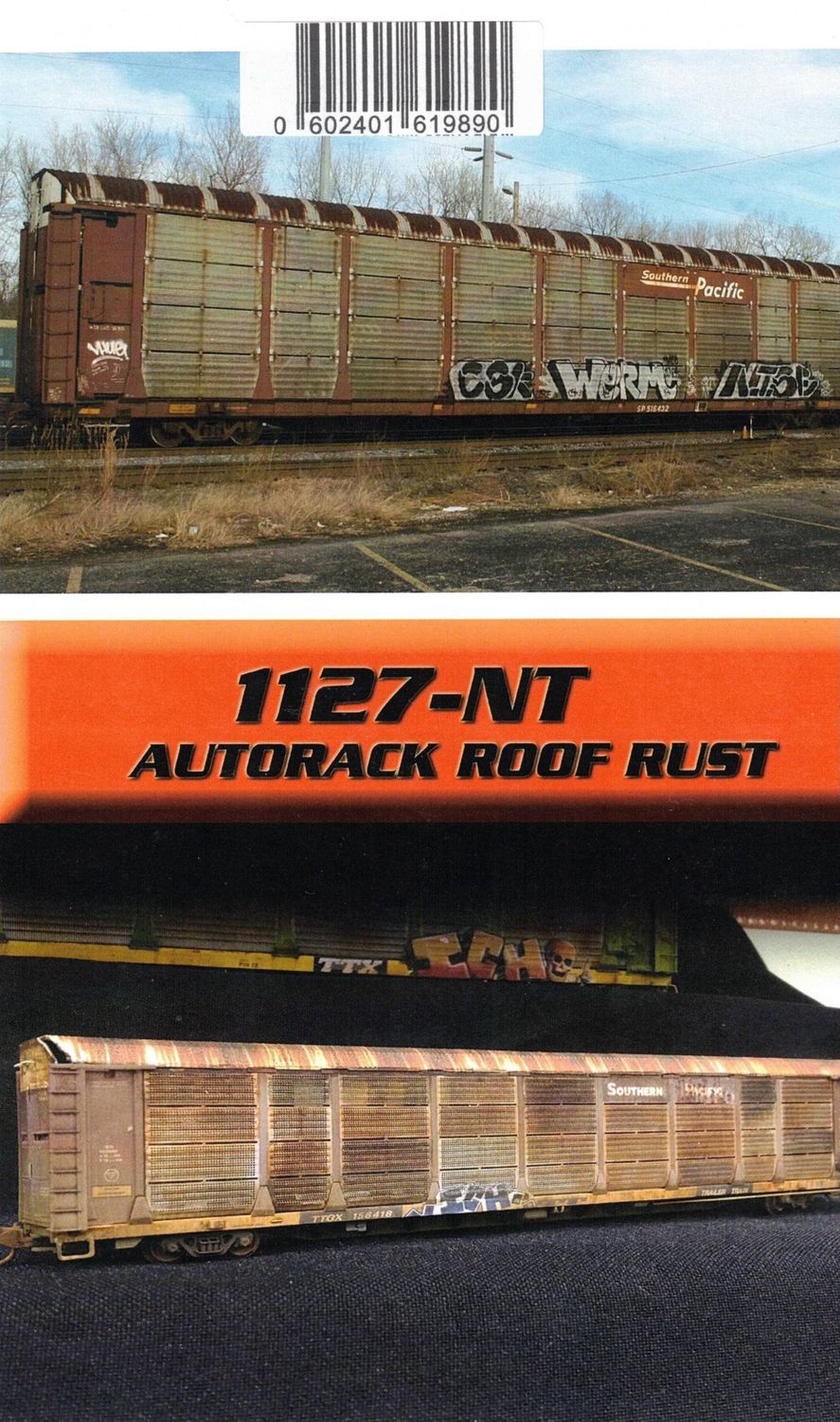 Weathering Solutions 1127-NT Autorack Roof Rust Multi Scale