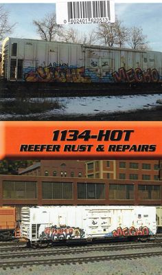 Weathering Solutions HO Scale 1134-HOT Reefer Rust &amp; Repairs