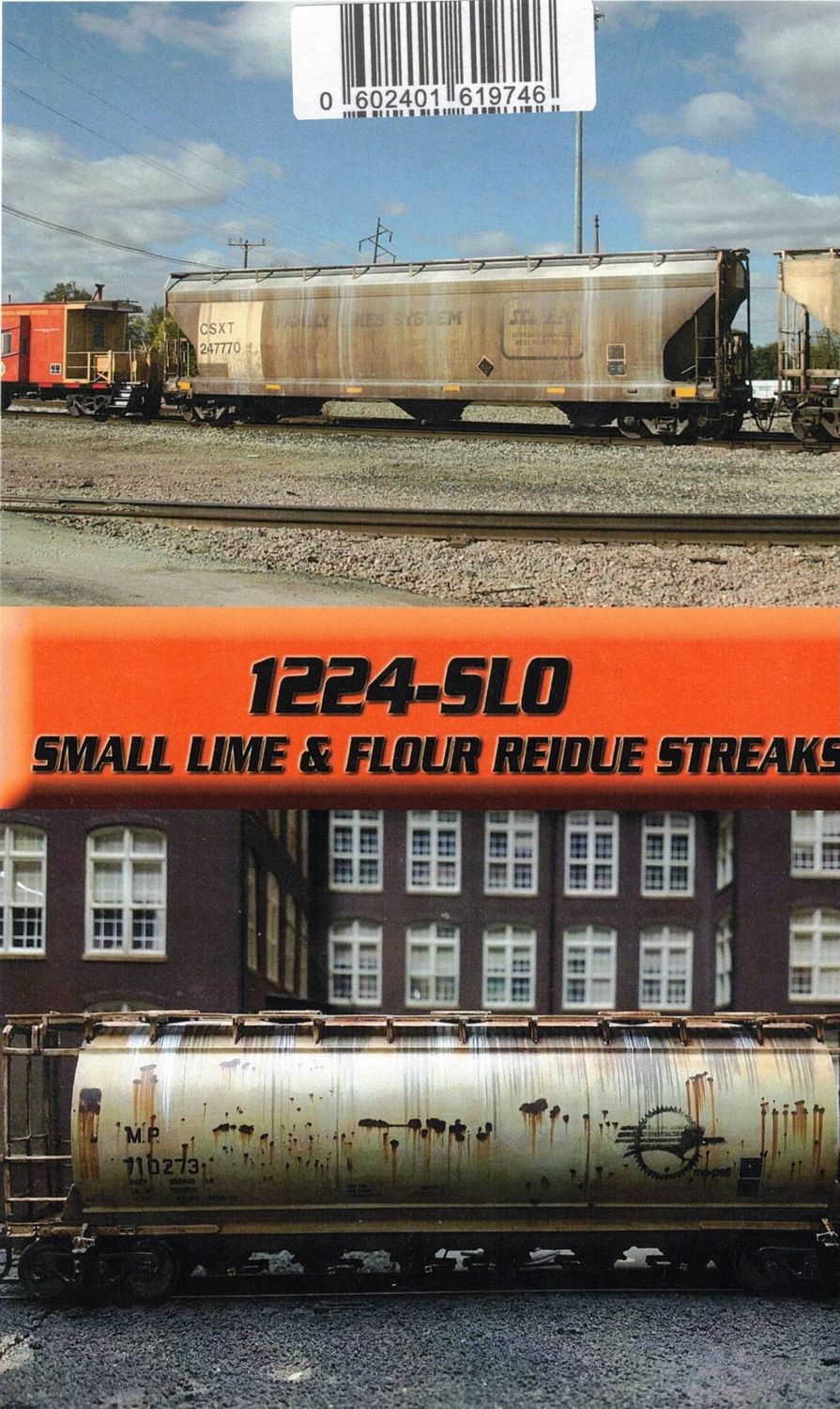 Weathering Solutions 1224-SLO Small Lime &amp; Flour Residue Streaks Multi Scale