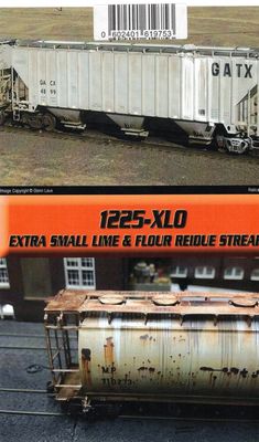 Weathering Solutions 1225-XLO Extra Small Lime &amp; Flour Residue Streaks Multi Scale