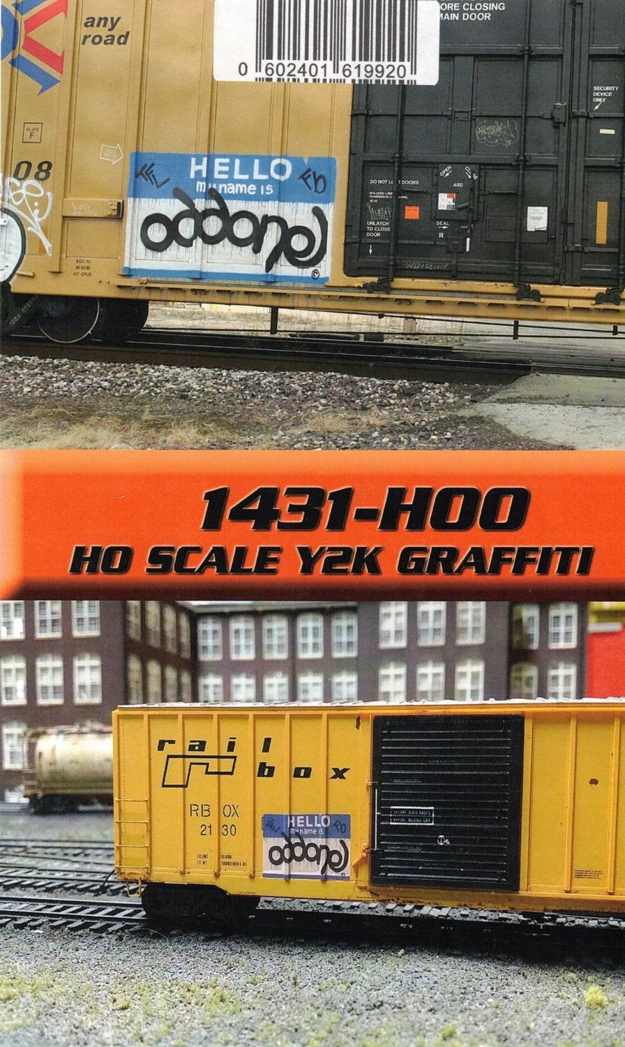 Weathering Solutions HO Scale 1431-HOO Y2K Graffiti