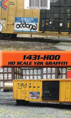 Weathering Solutions HO Scale 1431-HOO Y2K Graffiti