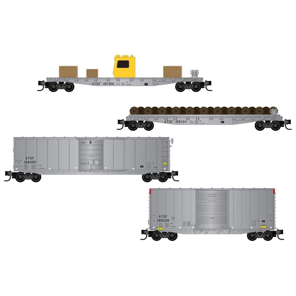 Micro-Trains N 983 02 281 ATSF MOW 4-Pack