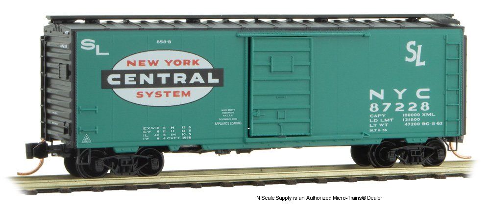 Used Micro-Trains 020 00 207 NYC 87228 40&#39; Box Car-Single Door
