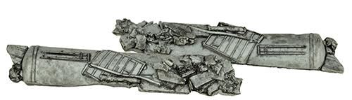Micro-Trains N 499 43 914 - Load, MOW Wreck - Painted/Unlettered - 2-Pack
