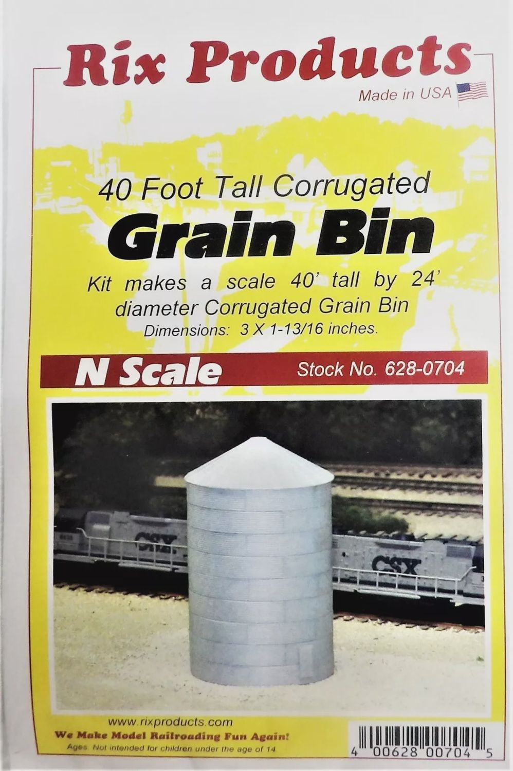 Rix Products N 628-0704 40&#39; Corrugated Grain Bin Kit