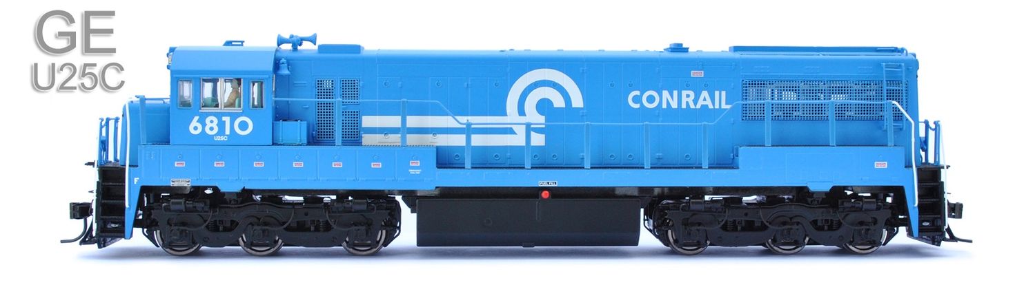 Korea Brass HO Locomotive U25C, Conrail 6510 &amp; 6519