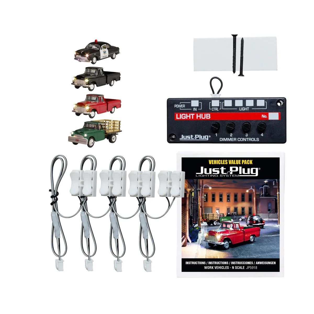 Woodland Scenic N 5918 Work Vehicles Asst