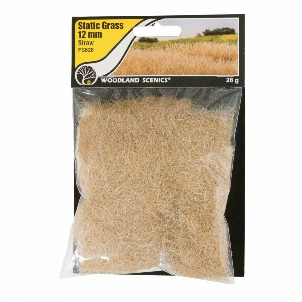 Woodland Scenic 628 Static Grass-Straw 12MM