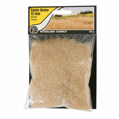 Woodland Scenic 628 Static Grass-Straw 12MM
