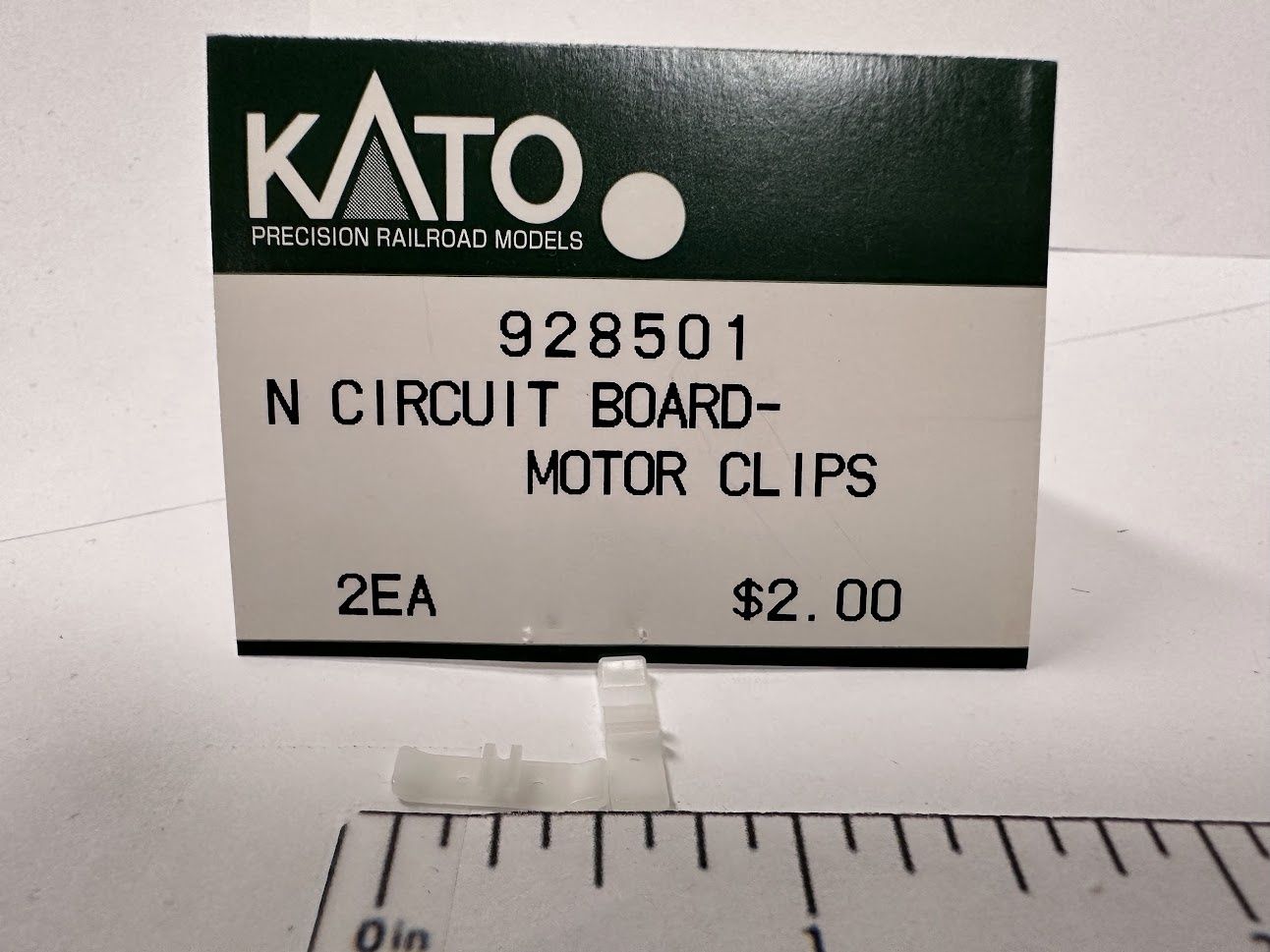 Kato N 928501 N Circuit Board - Motor Clips (2 each))