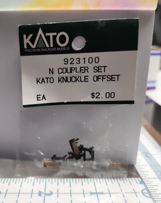 Kato N 923100 Knuckle Offset Coupler Set