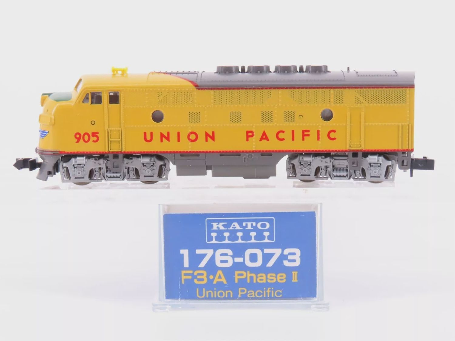 Used N Kato 176-073 F3A DC Diesel Locomotive DCC/Sound (Prgmd to #3)