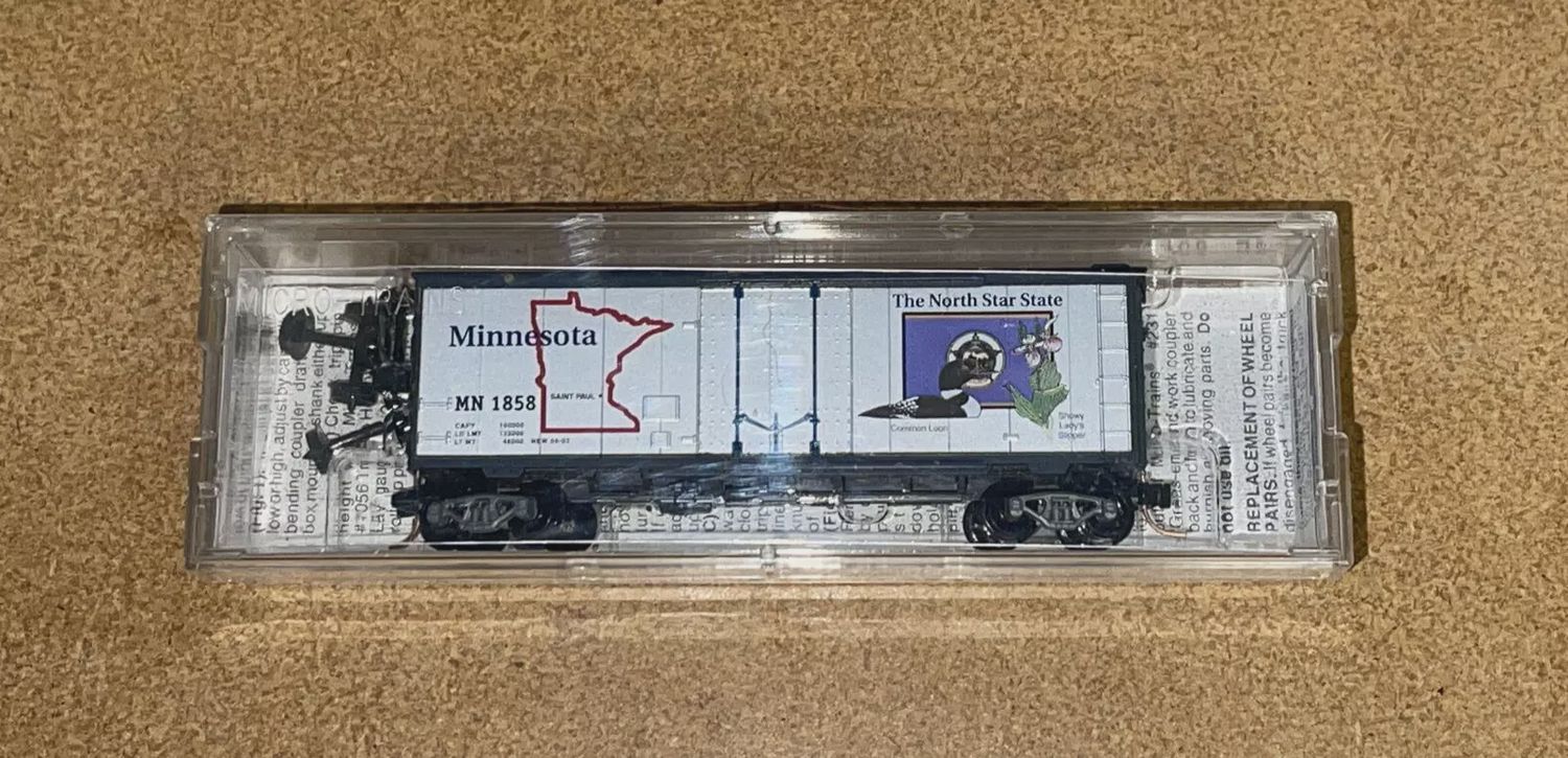 Used N Micro-Trains 21360 Minnesota State Car 1858