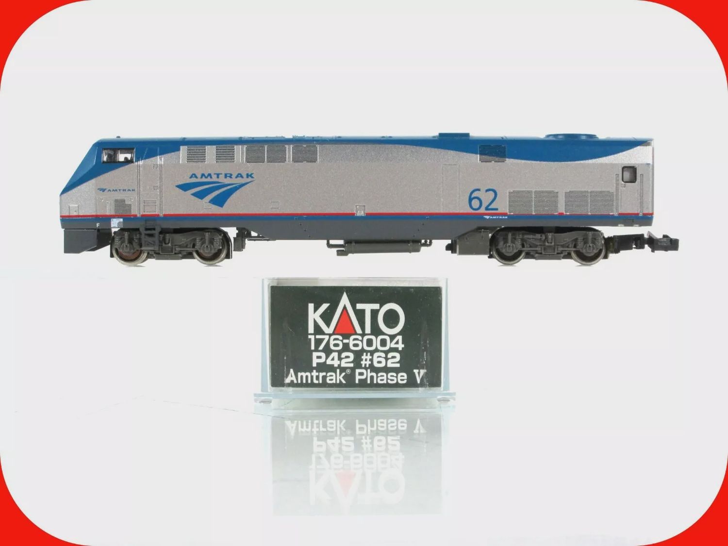 Used Kato N 176-6004 P42 #62 Amtrak Phase V