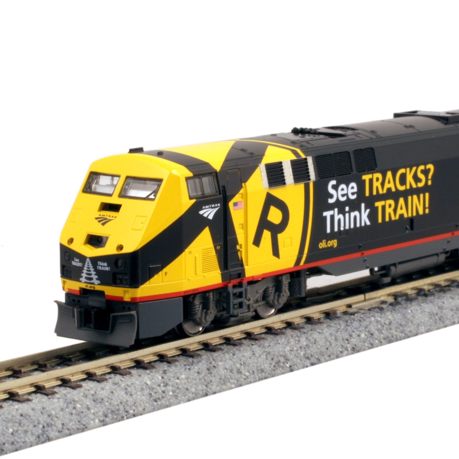 Used Kato N 176-6039 P42 GE Amtrak Operation Lifesaver #203