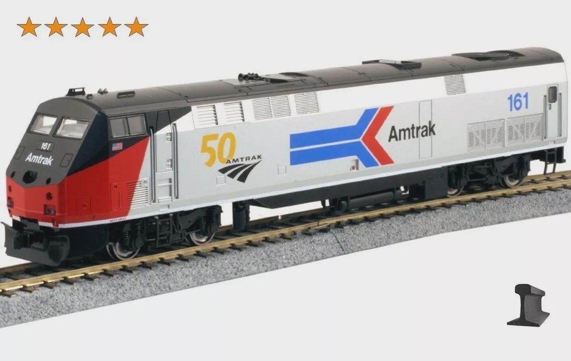 Kato N 176-6036 P42 #161 Amtrak Phase 1 with 50th Anniversary Logo