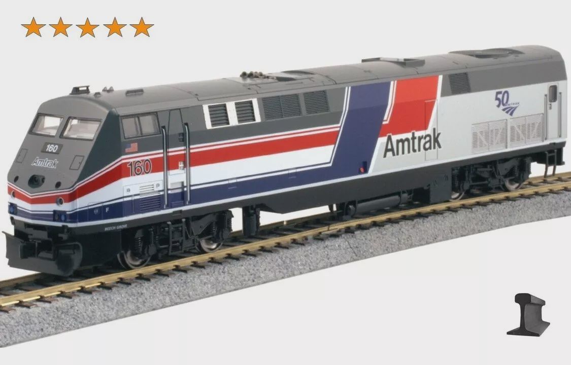 Kato N 176-6034 P42 #46 Amtrak Phase V Late with 50th Anniversary Logo