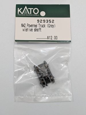 Kato N 929352 NW2 Powered Truck (Gray) With Drive Shaft
