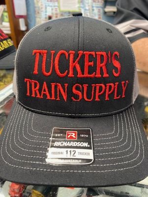 Tucker&#39;s Store Ball Cap/Red over Red
